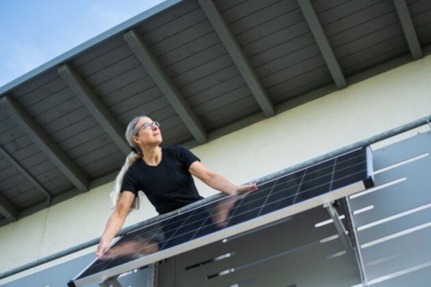 Photovoltaik Balkonkraftwerk bei Eigentümergemeinschaft