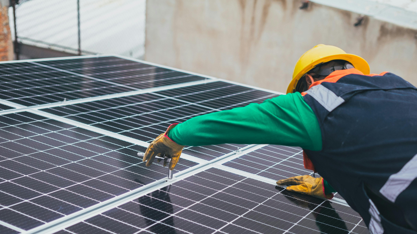 Installation of PV panels